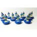 Subbuteo Andrew Table Soccer Inter 2016-2017 3rd Jersey on Classic Hasbro Professional Bases